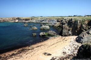 Les plages de l'Ile d'Yeu coté cote rocheuse