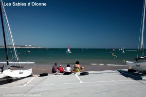 Près de l'école de voile des sables d'olonne