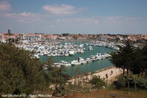 Port de plaisance saint gilles croix de vie vu du belvédère