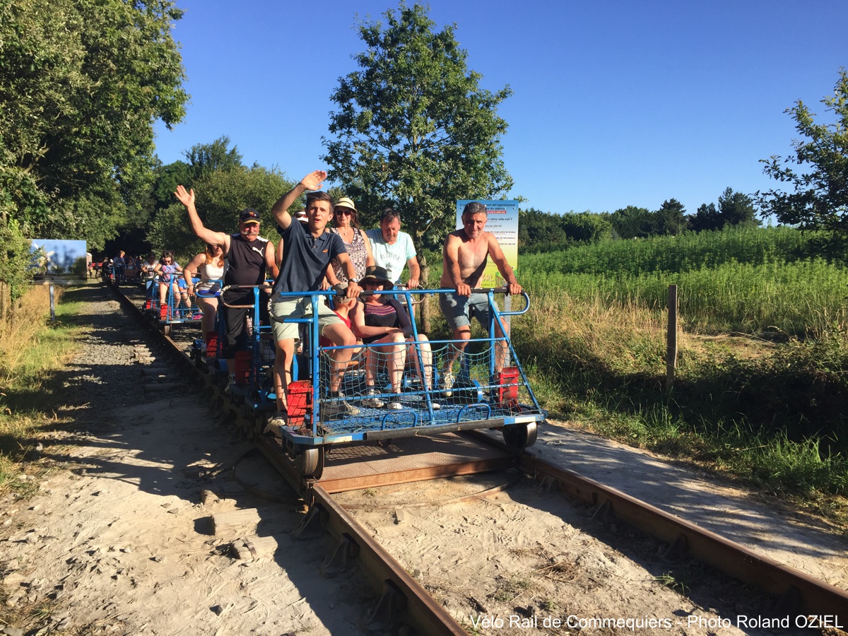 Le Vélo rail de Commequiers proche du camping