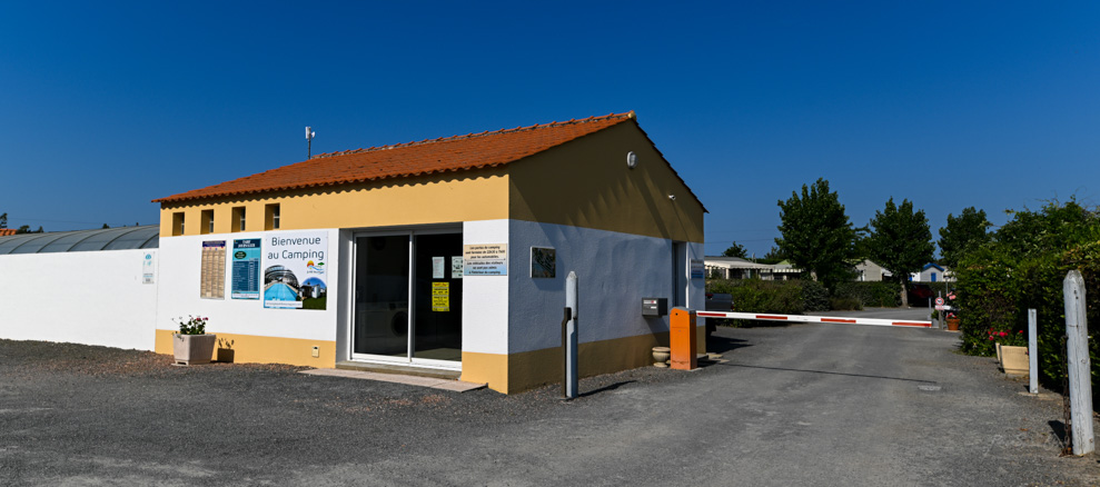 Entrée du camping