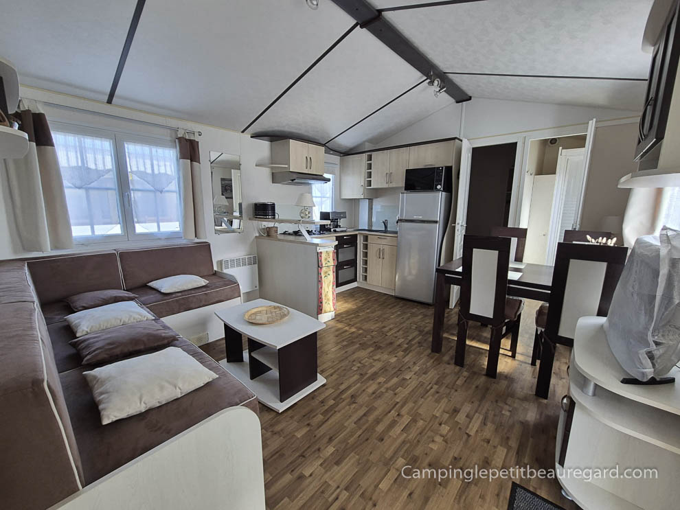 Mobilhome Rideau à vendre occasion photo pièce de vie