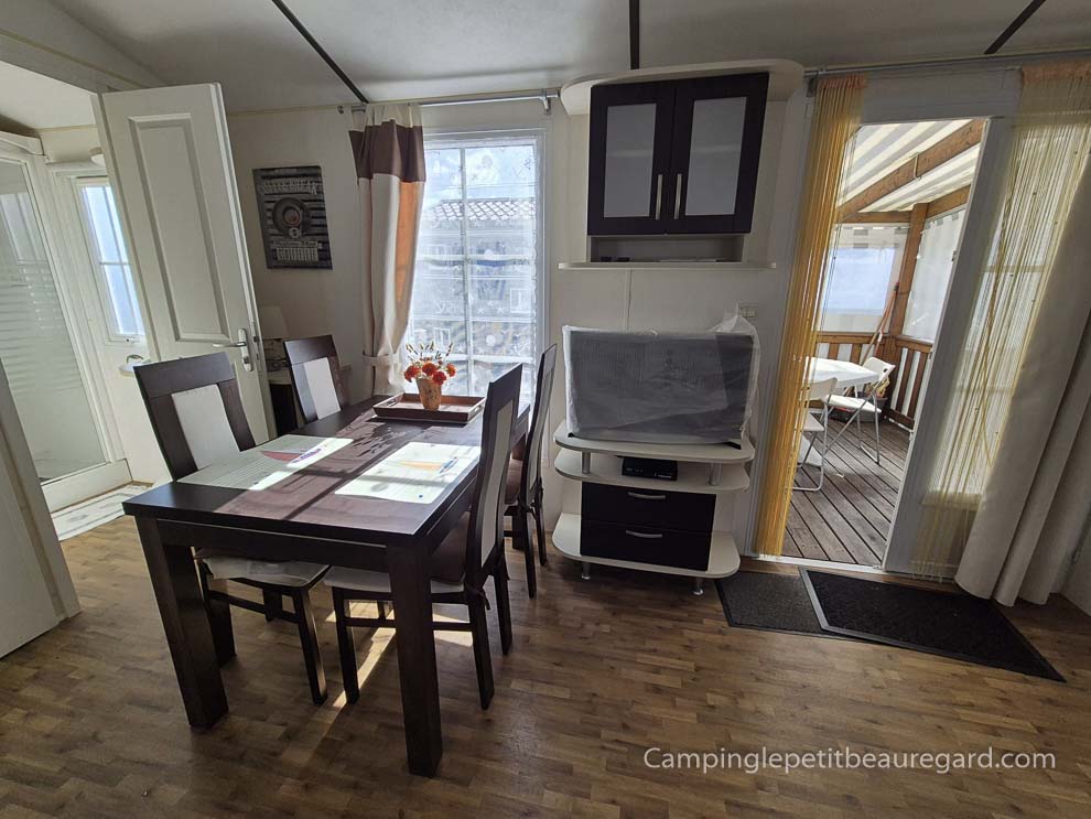 Mobilhome Rideau occasion photo cuisine