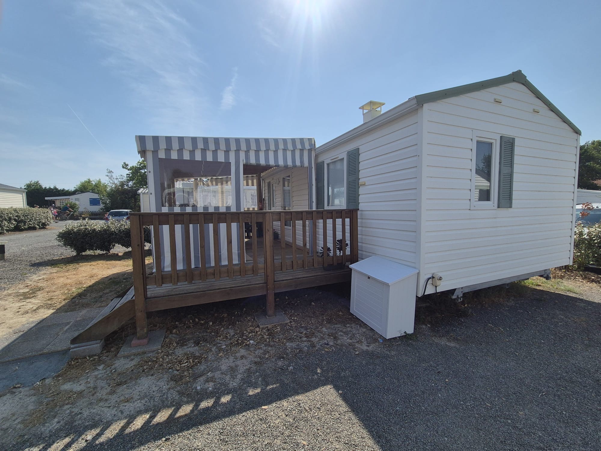 Mobilhome à vendre occasion extérieur